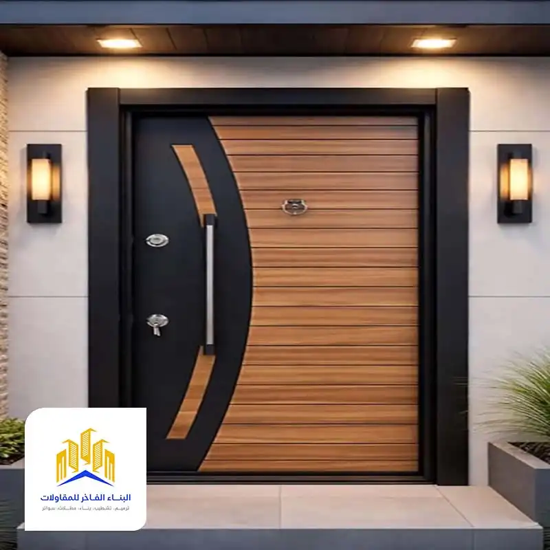 ديكورات ابواب بديل خشب الخبر