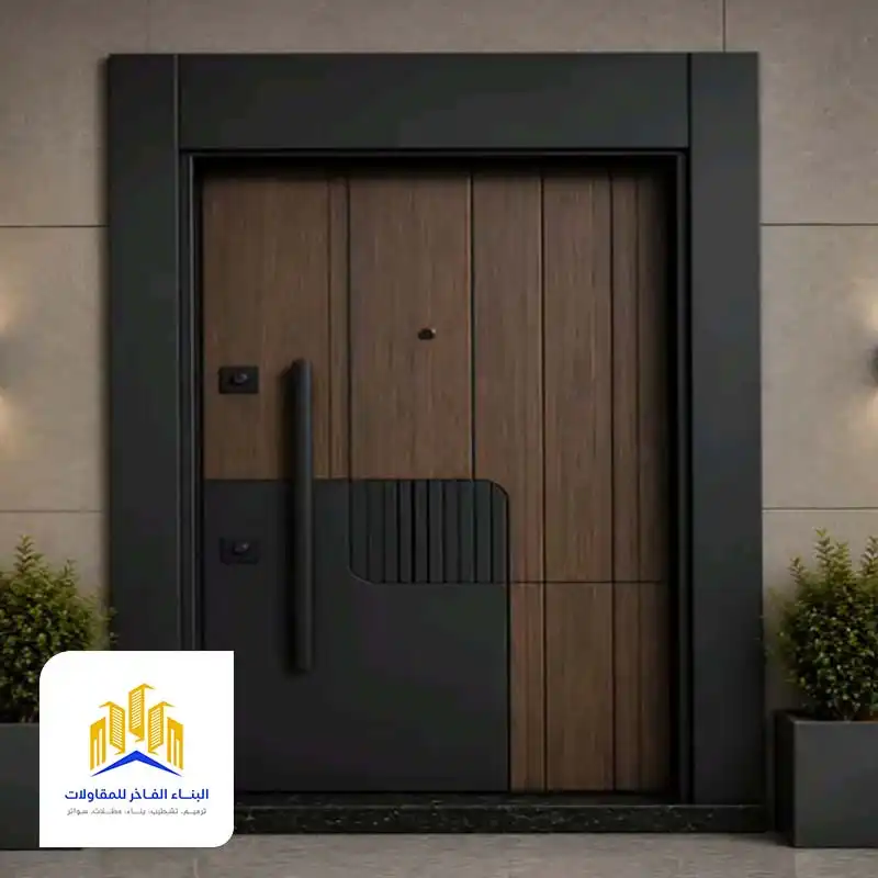 ديكورات ابواب بديل خشب الخبر