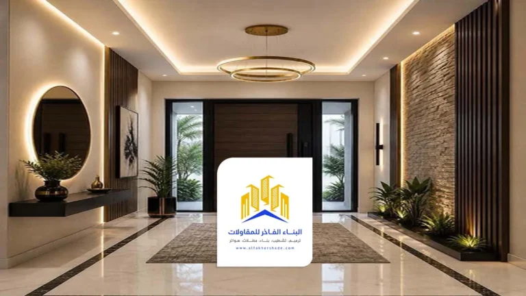 تصاميم ديكورات مداخل الشرقية